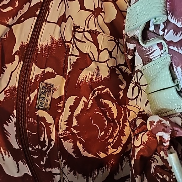 STUNNING MAXX NEW YORK PASTEL GREEN LEATHER HOBO SHOULDER BAG - Picture 5 of 11